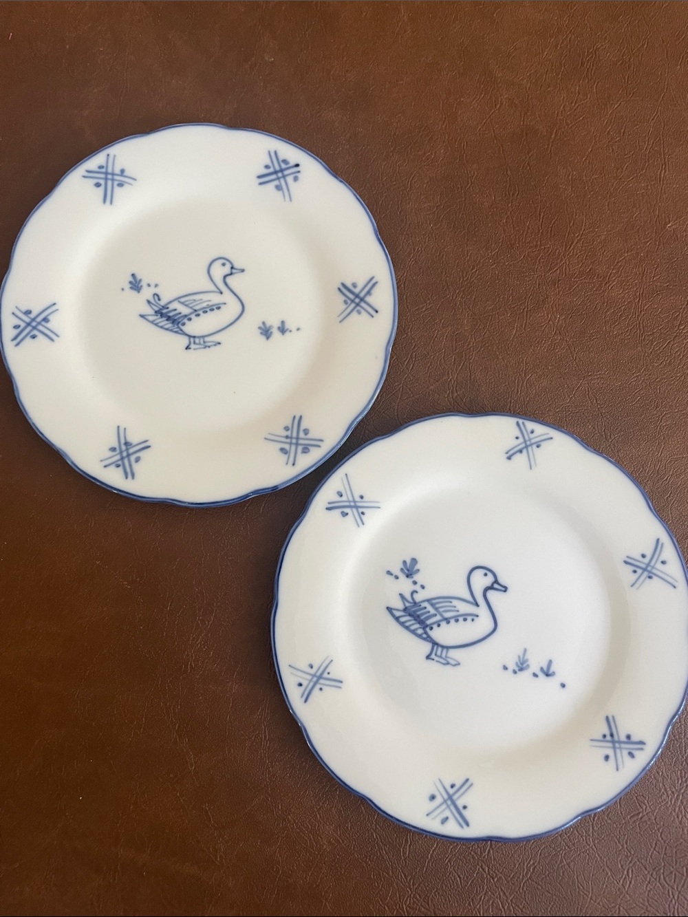 Cordon Bleu Porcelain Plates